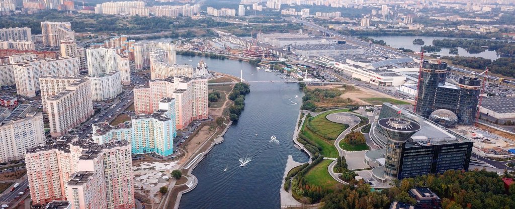 Павшинская пойма, Красногорск - Фото с квадрокоптера