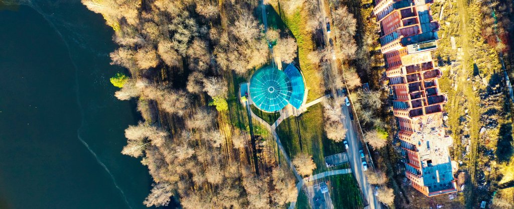 В небе над городом, Сергиев Посад - Фото с квадрокоптера