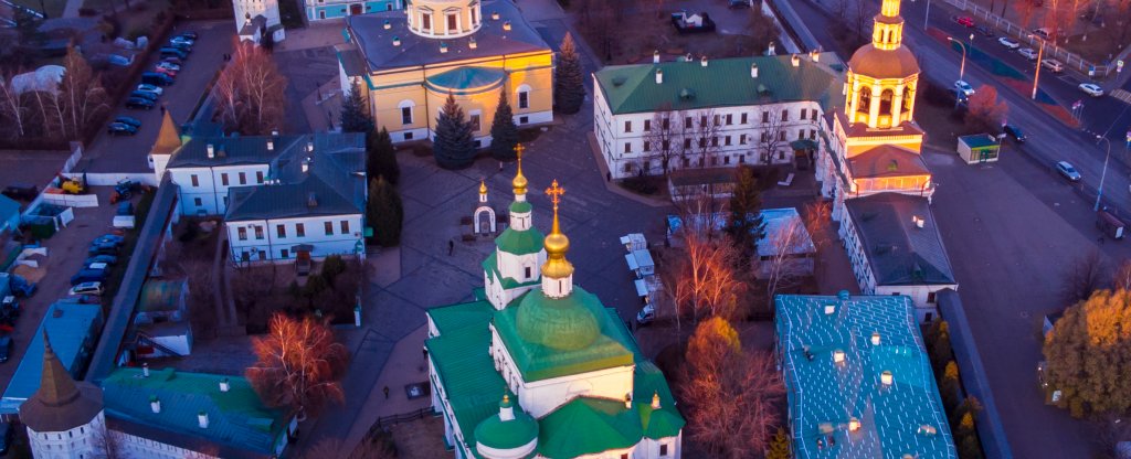 Москва Даниловский Монастырь,  - Фото с квадрокоптера