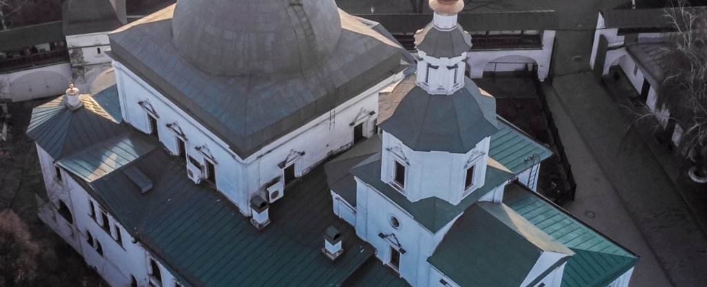 Москва Даниловский Монастырь,  - Фото с квадрокоптера