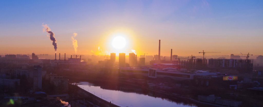 Московский рассвет,  - Фото с квадрокоптера