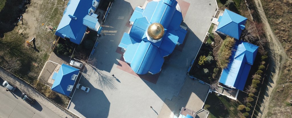 Новороссийск. Церковь Новомучеников и Исповедников., Новороссийск - Фото с квадрокоптера