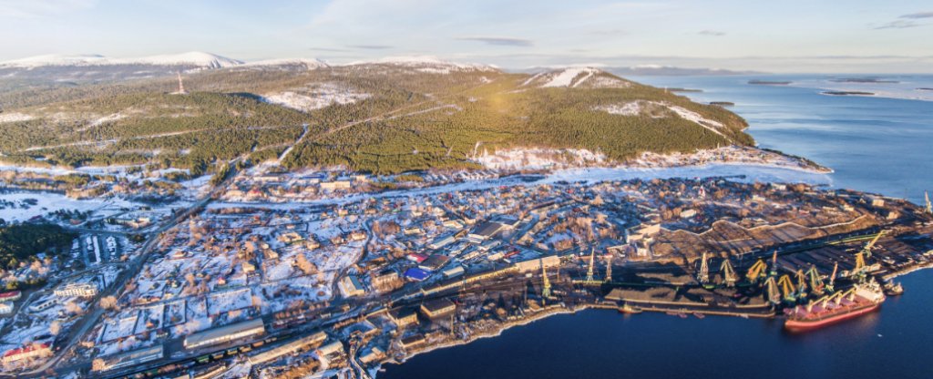 Кандалакша,  - Фото с квадрокоптера