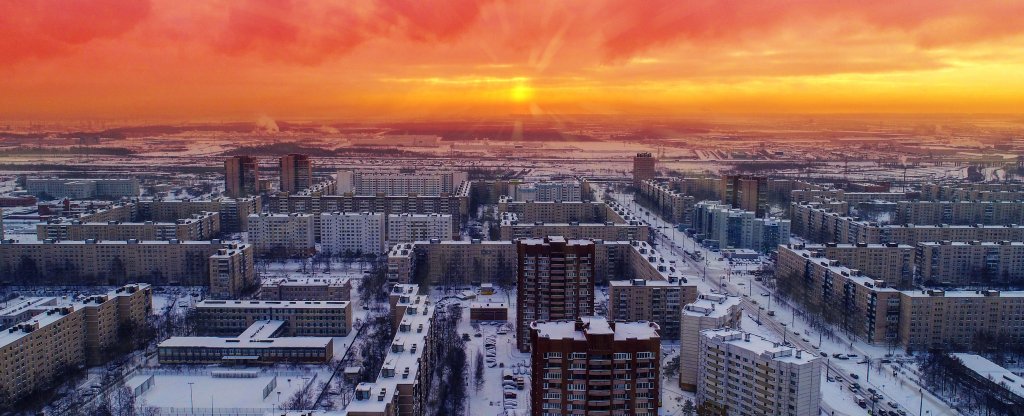 Купчино 2019), Санкт-Петербург - Фото с квадрокоптера