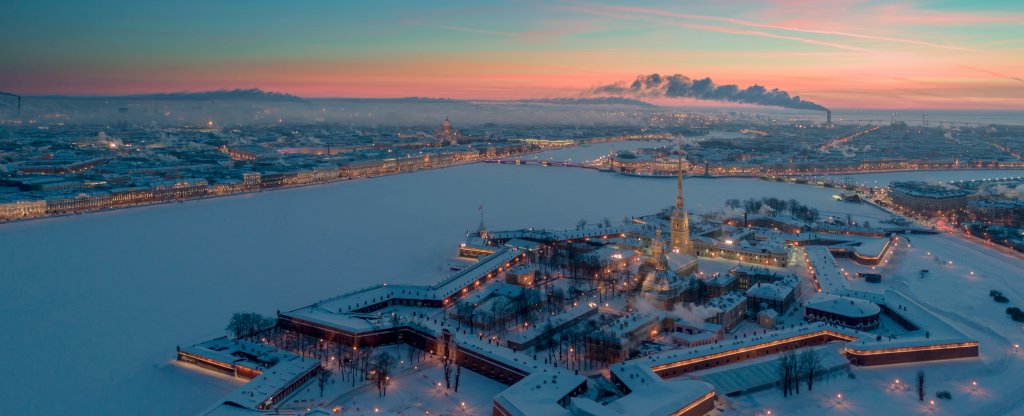 The Peter and Paul Fortress, Санкт-Петербург - Фото с квадрокоптера