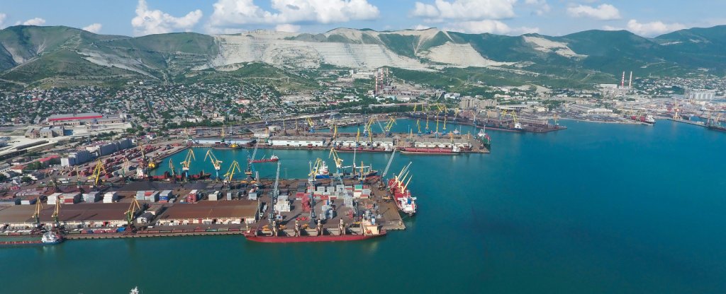 Новороссийский порт. Пейзаж, Новороссийск - Фото с квадрокоптера