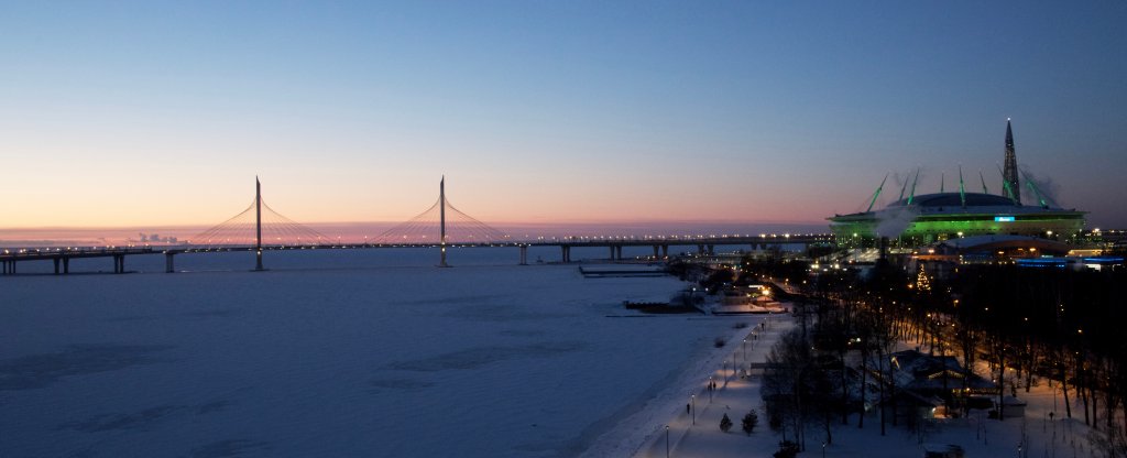 Крестовский остров, Санкт-Петербург - Фото с квадрокоптера