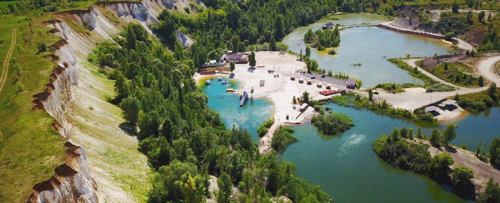 Белый колодец,  - Фото с квадрокоптера