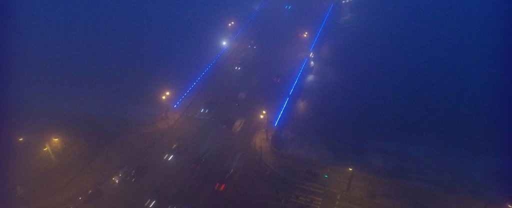 Рыжий туман синий,  - Фото с квадрокоптера