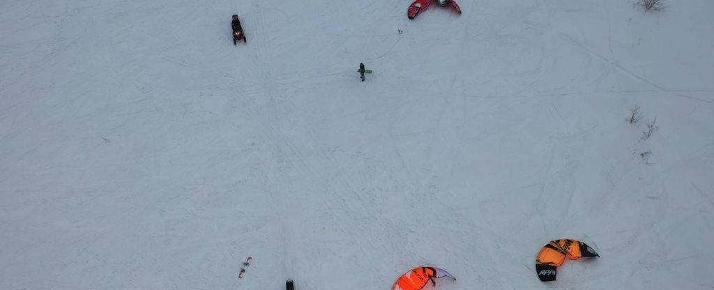 Съемка для клуба кайтеров, Кемерово - Фото с квадрокоптера