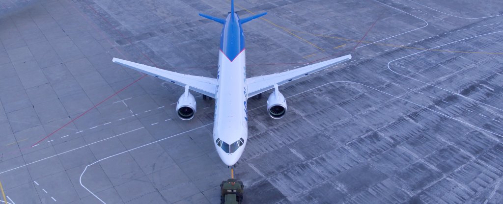 Самолет МС-21, Иркутск - Фото с квадрокоптера