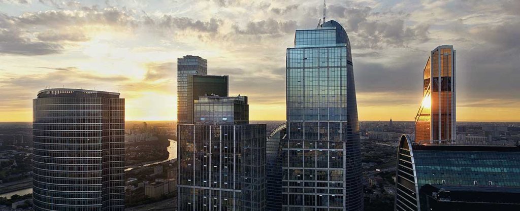 Москва-Сити,  - Фото с квадрокоптера