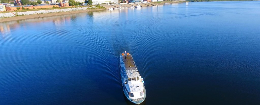 Аэросъемка круиза, Томск - Фото с квадрокоптера