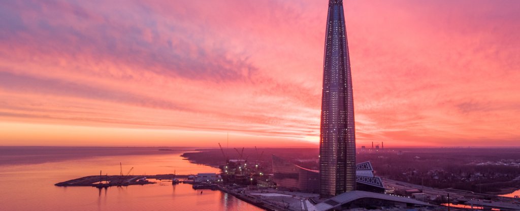 Лахта Центр,  - Фото с квадрокоптера