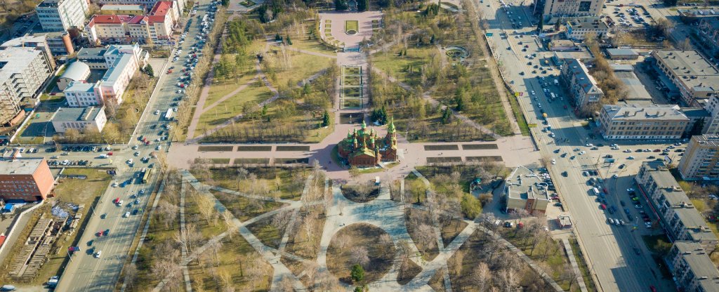 Алое поле, Челябинск - Фото с квадрокоптера