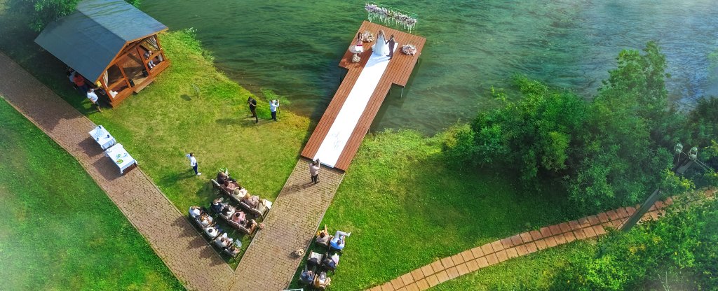 Свадебная аэросъемка, Новокузнецк - Фото с квадрокоптера