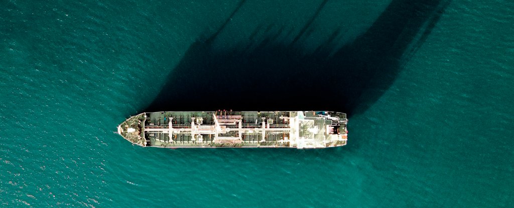 Танкер,  - Фото с квадрокоптера