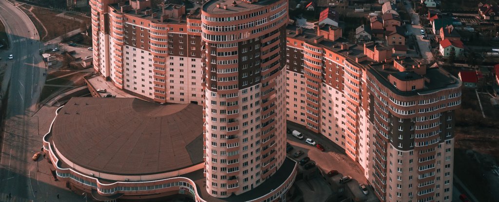 Калининград, ул. Гагарина,  - Фото с квадрокоптера