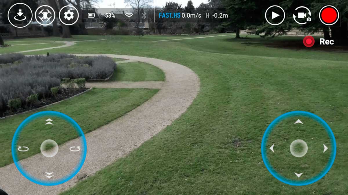 Приложение для управления квадрокоптером DJI Ryze Tello